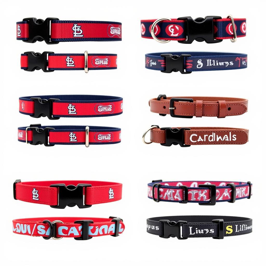 St. Louis Cardinals Dog Collar Variety