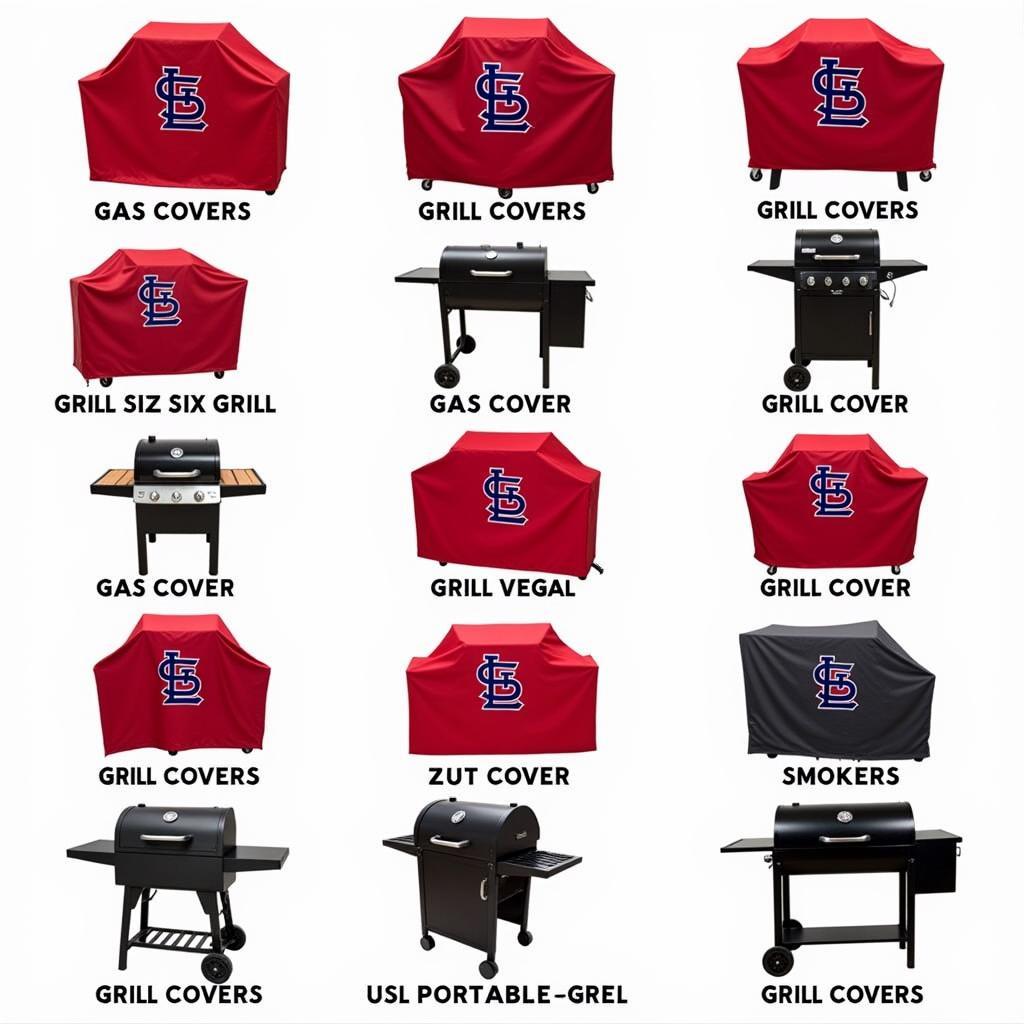 Different St. Louis Cardinals Grill Cover Styles