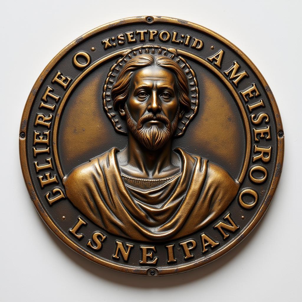 Antique St. Sebastian Medal