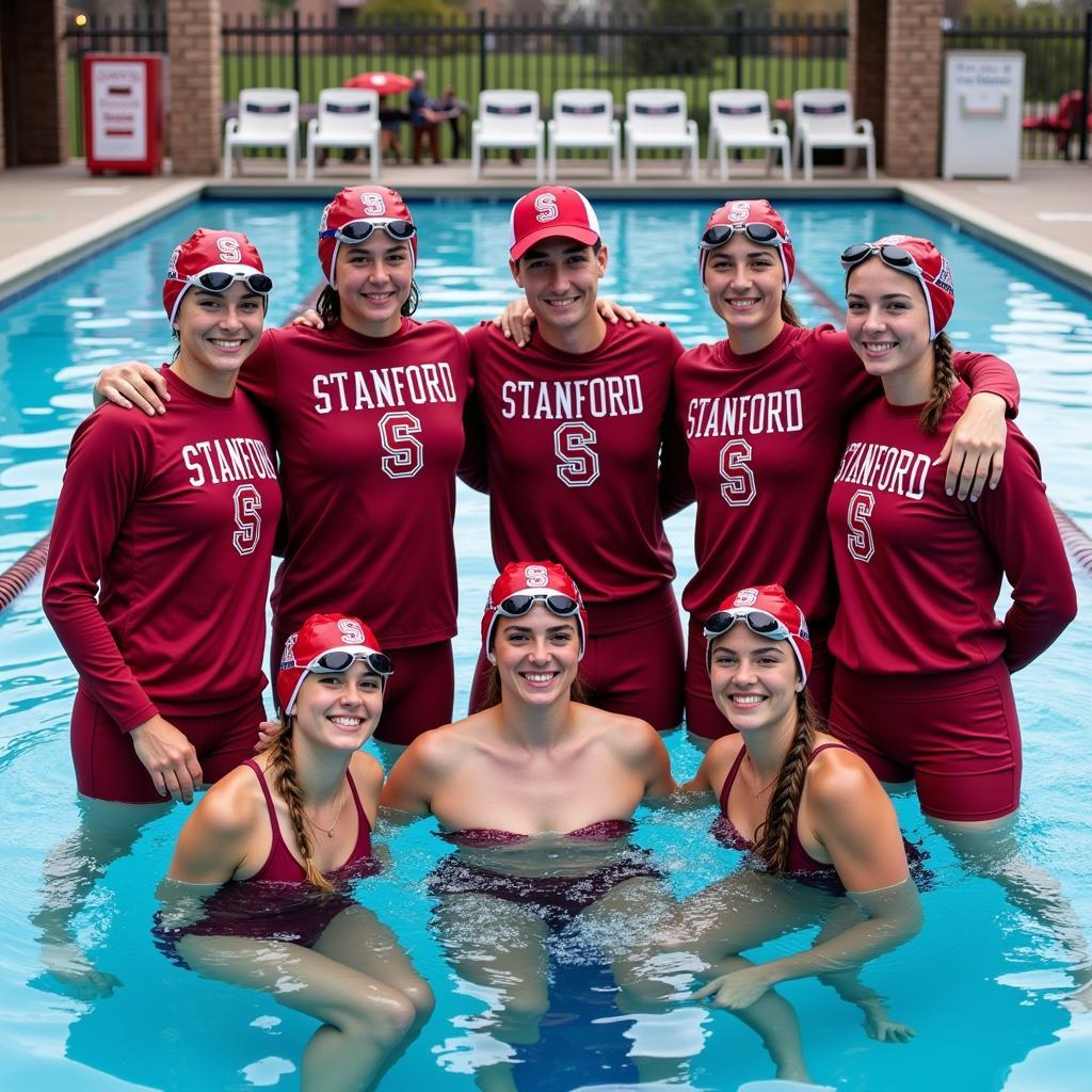 Stanford Club Water Polo team photo