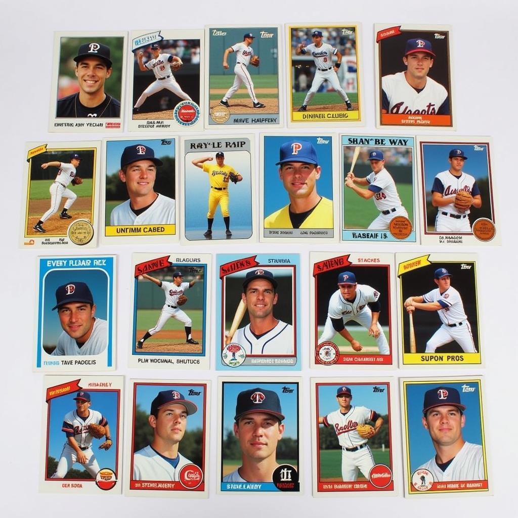 Collection of Steve Avery Baseball Cards