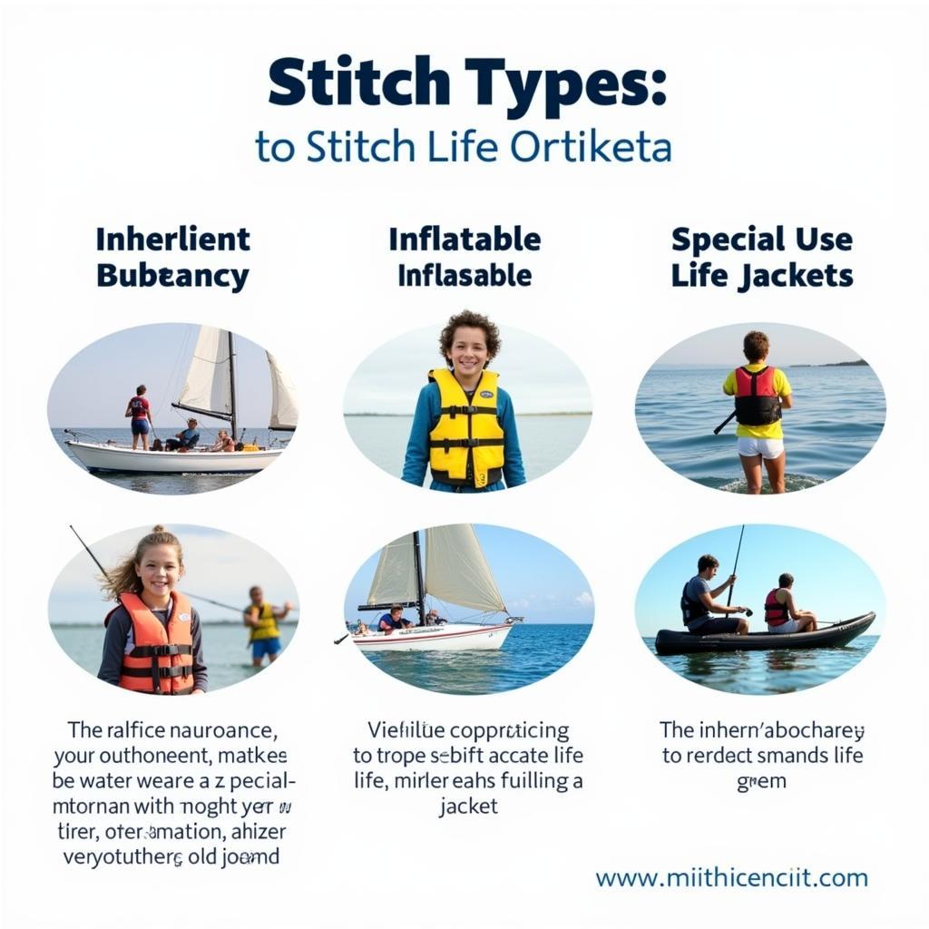 Types of Stitch Life Jackets for Different Water Activities