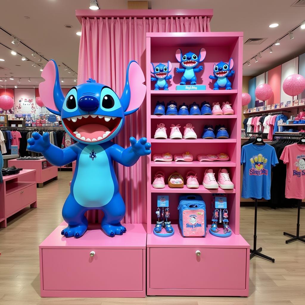 Stitch Pink 2023 Display at Disney Store