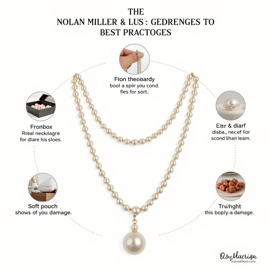 Proper storage solutions for Nolan Miller pearl necklaces