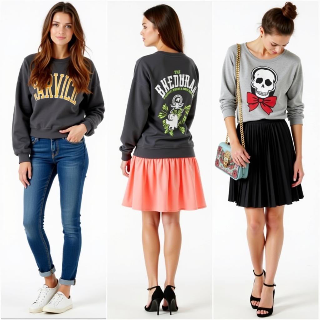 Modern ways to style 80s sweatshirts