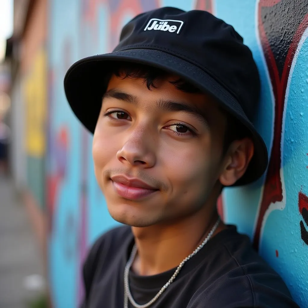 Man in Bucket Hat