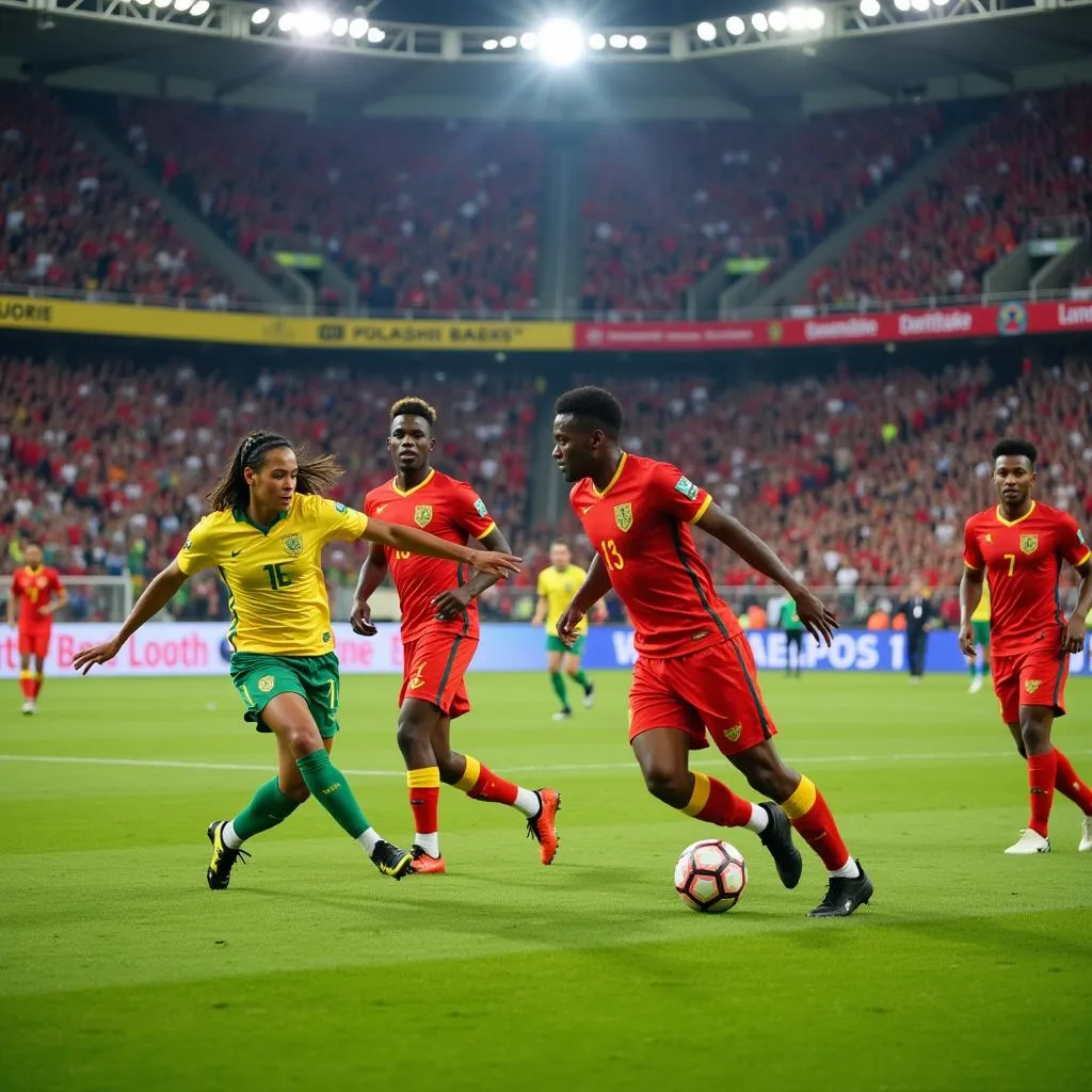 Suriname vs. Netherlands Antilles Football Match