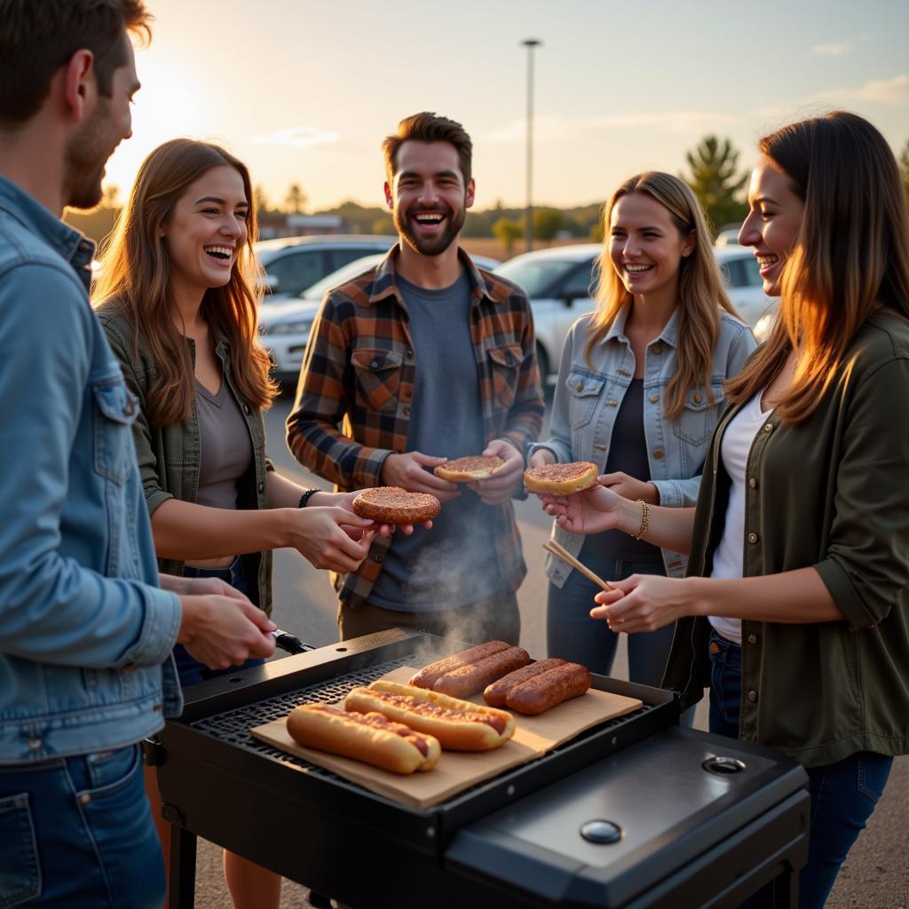 Tailgating at Orchard Park