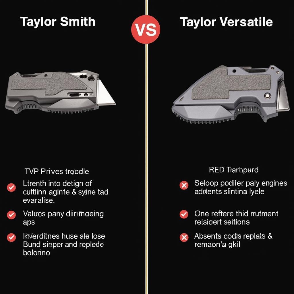 Side-by-side comparison of Taylor Smith and Taylor Versatile guitars.