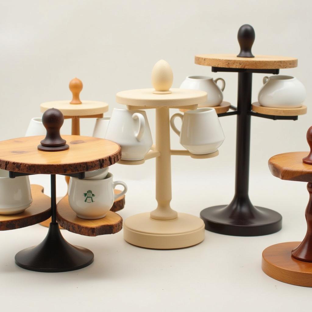 Different types of tea cup stands