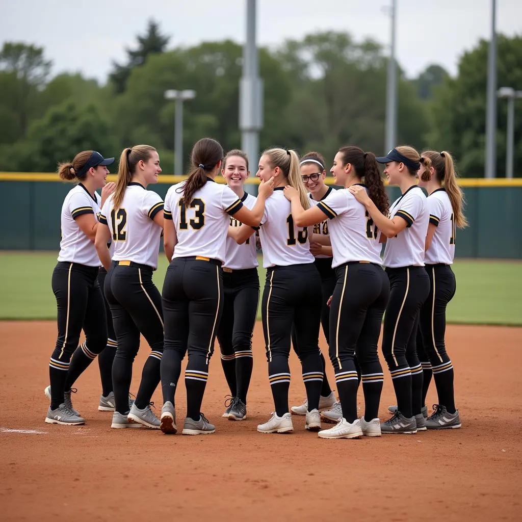 Teammates Celebrating a Win