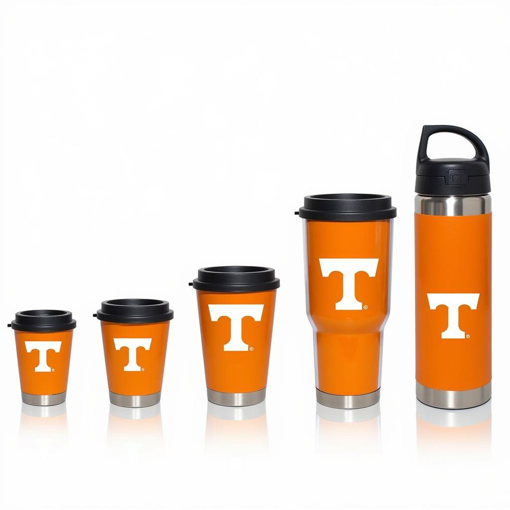 Tennessee Volunteers Tumbler Sizes Comparison