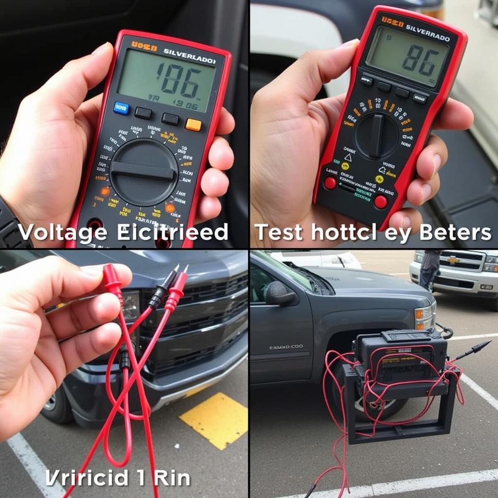 Testing the Silverado e-fan harness with a multimeter