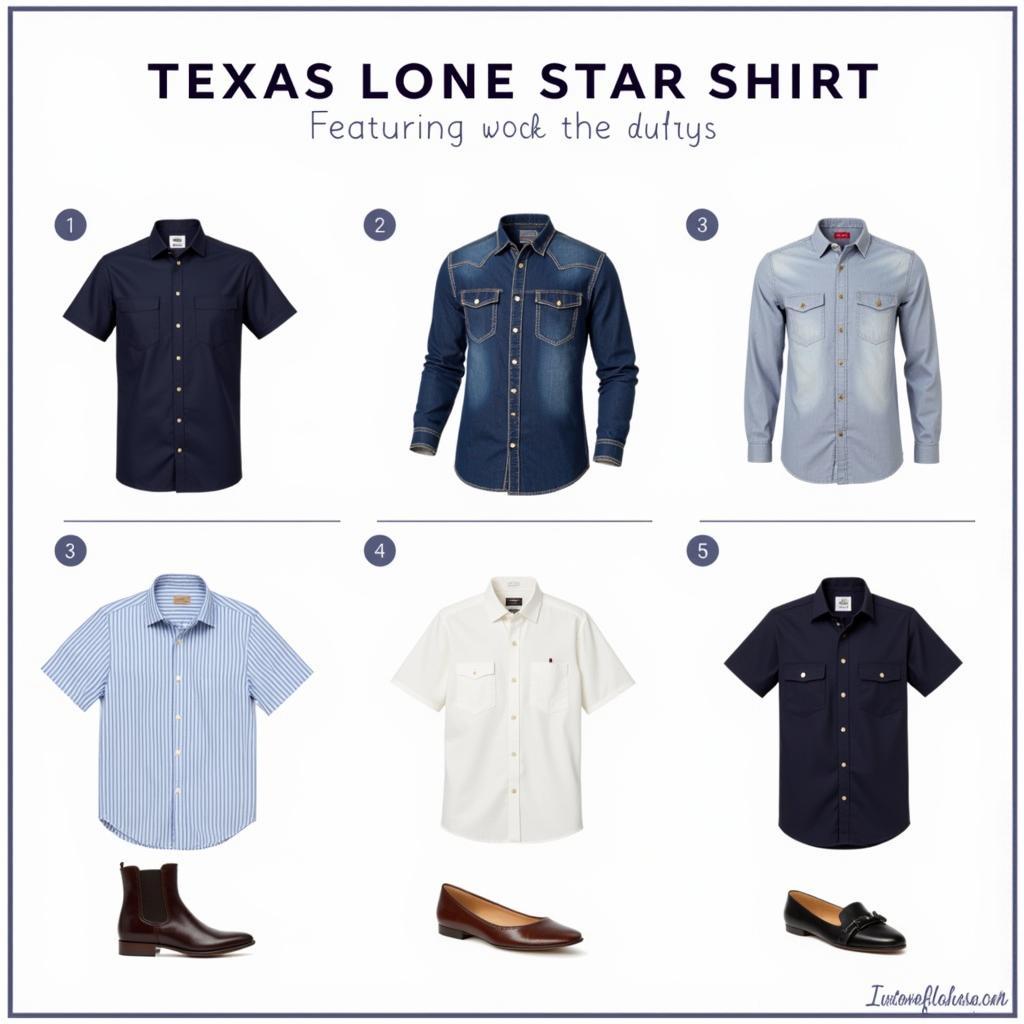 Different ways to style a Texas Lone Star shirt