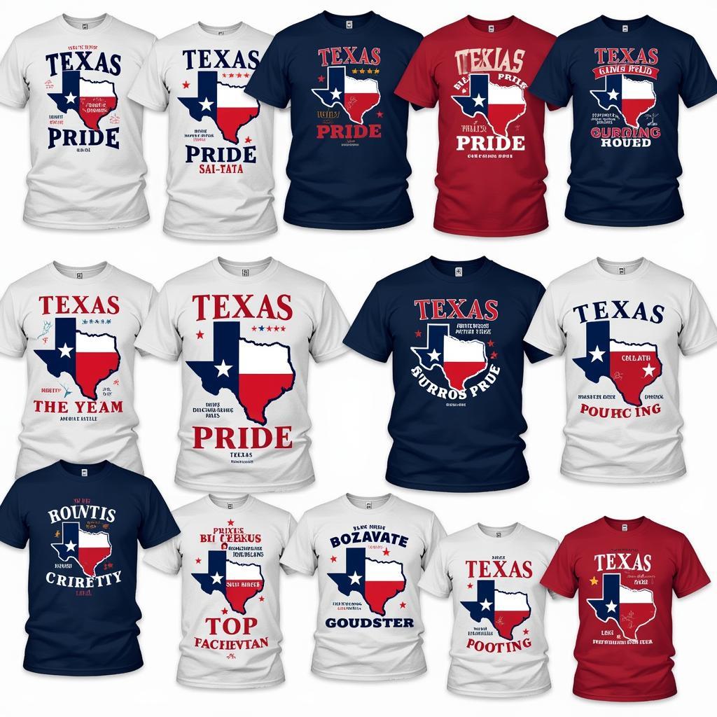 Texas Pride T-Shirt Designs