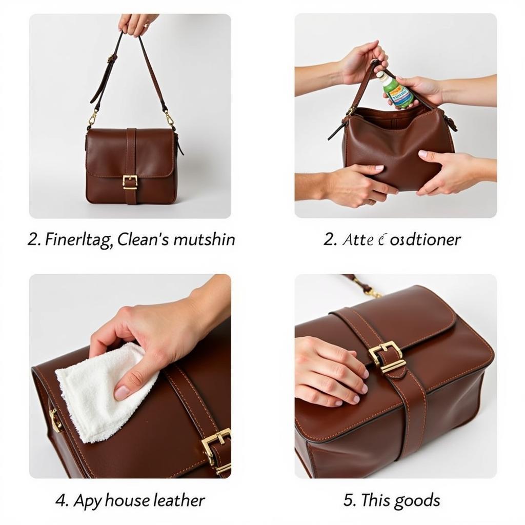 The Bridge Handbag Care Tips: Cleaning and conditioning a leather bag.