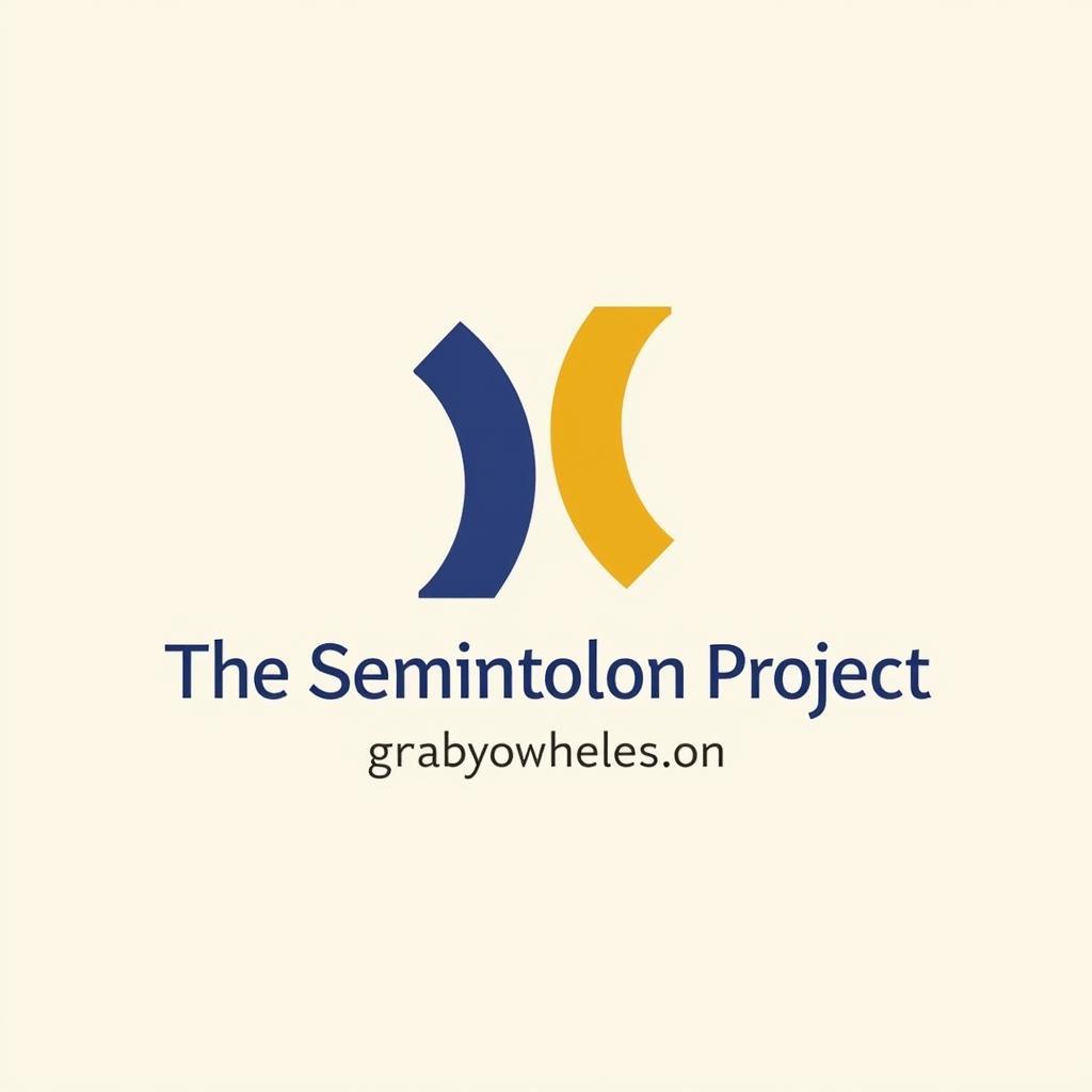 The official logo of The Semicolon Project