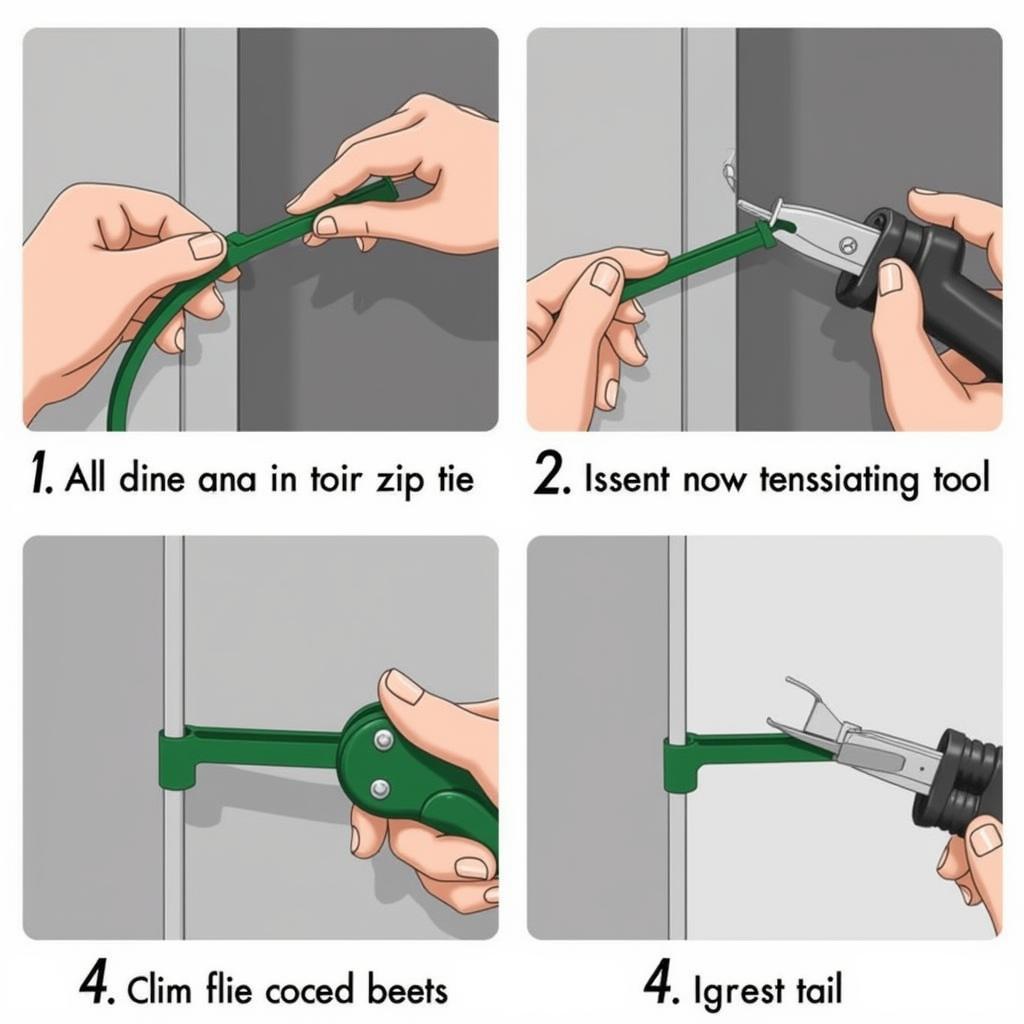 Proper Installation of Thomas & Betts Zip Ties with a Tensioning Tool