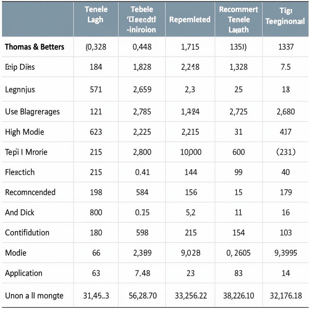 Thomas & Betts Zip Ties Tensile Strength Comparison Table