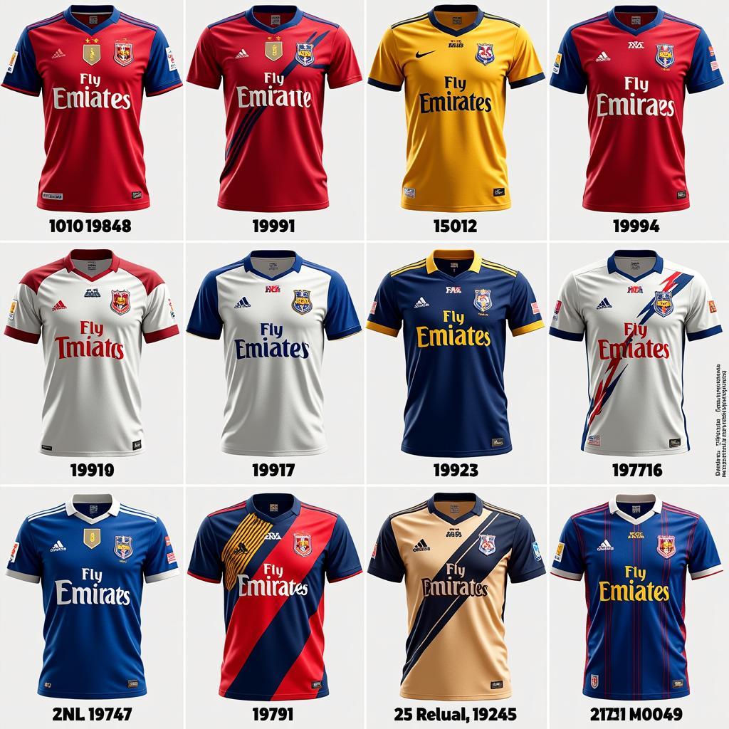 Evolution of Tigres Jerseys