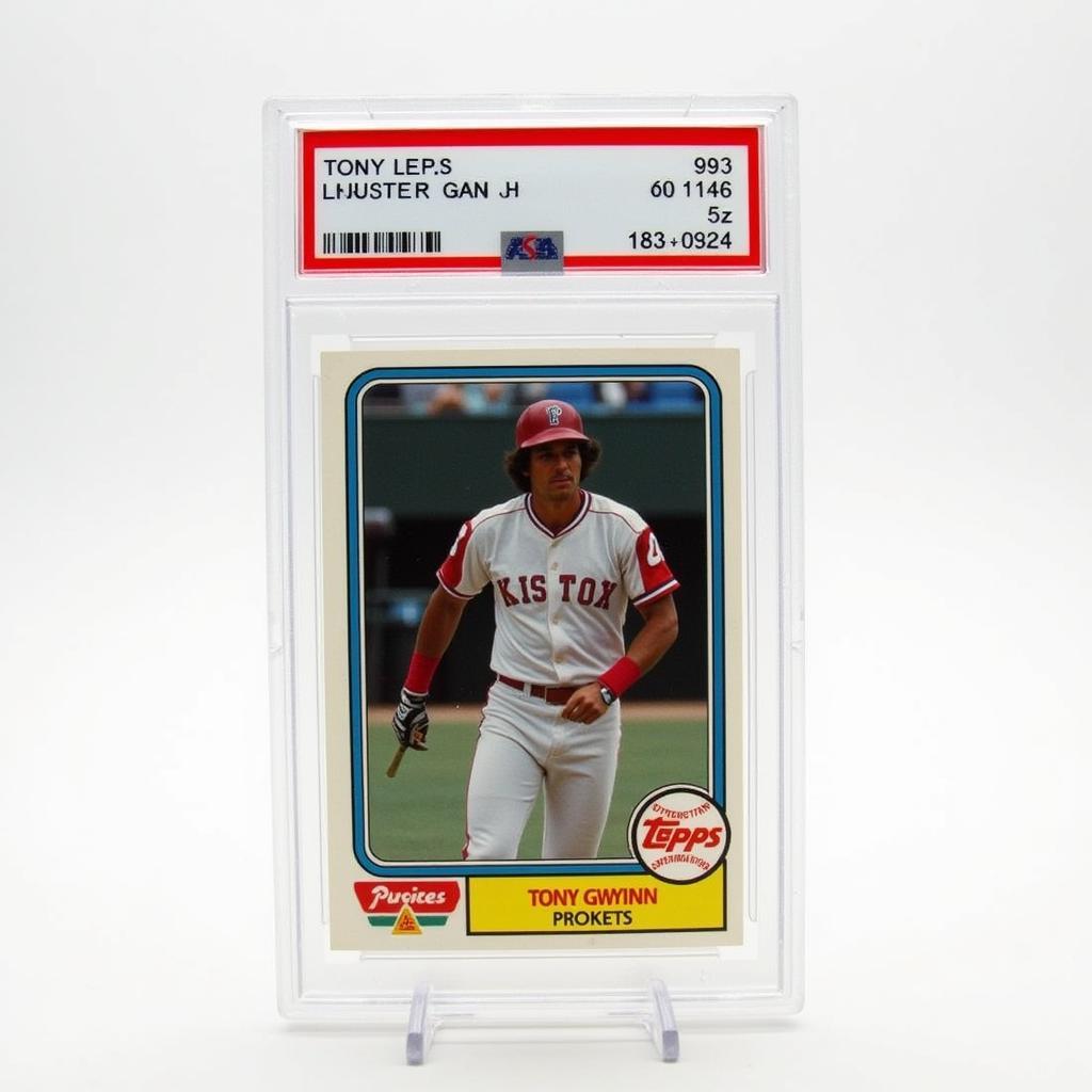 Tony Gwynn 1983 Topps Rookie Card PSA Graded