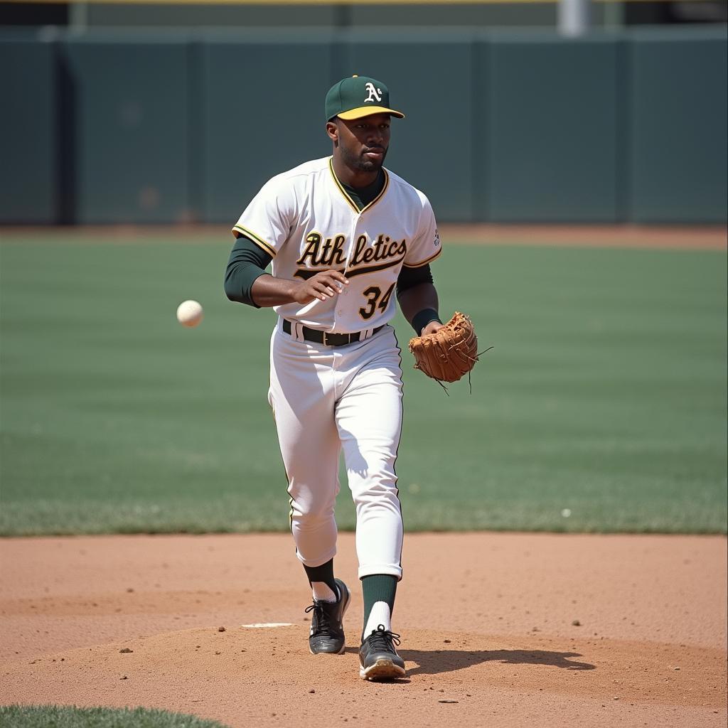 Tony Phillips during his time with the Oakland Athletics