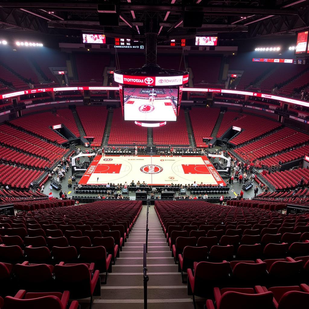 View from Section 409 at Toyota Center