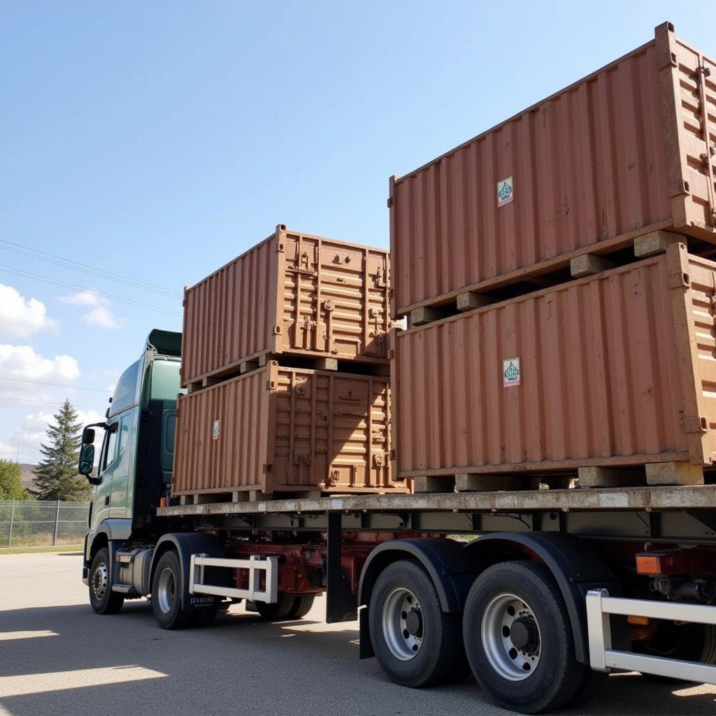 Transporting Used Bin Blocks Efficiently