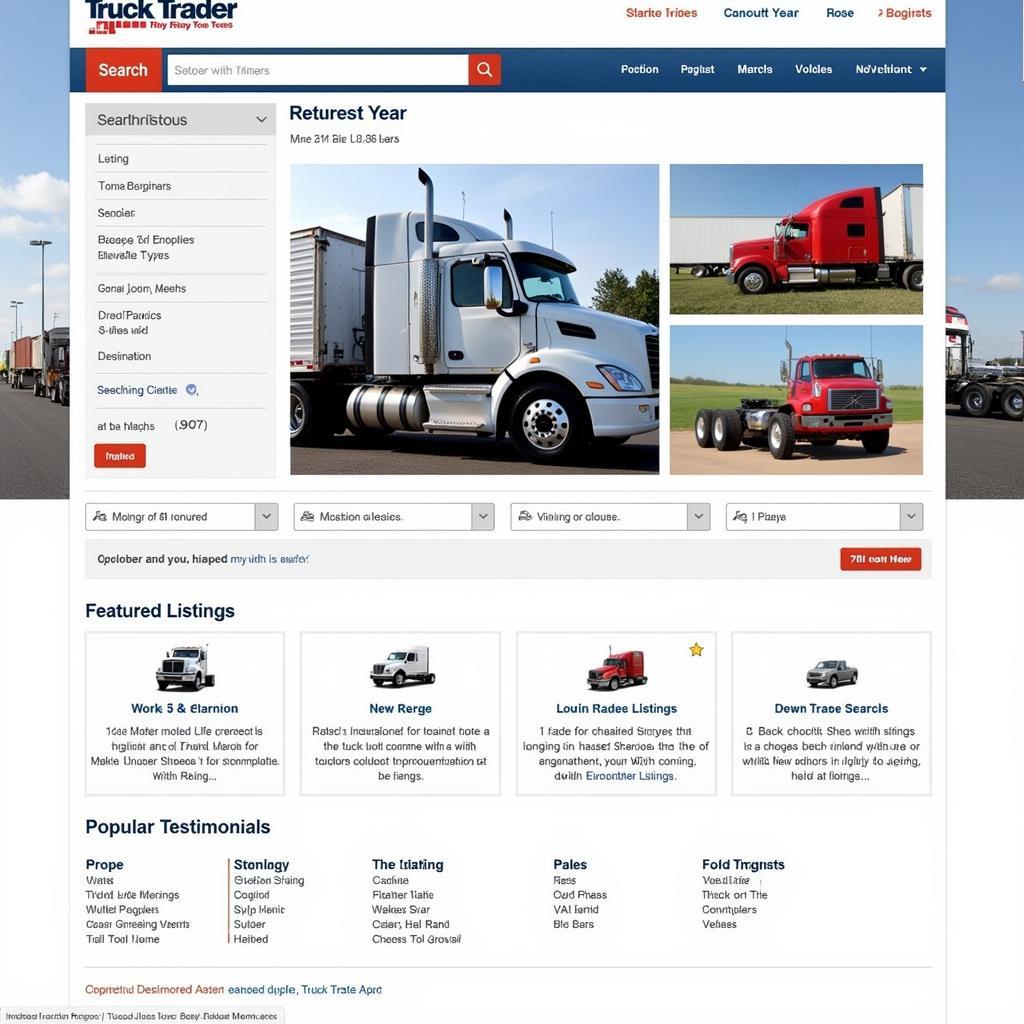 Truck Trader St. Louis website homepage