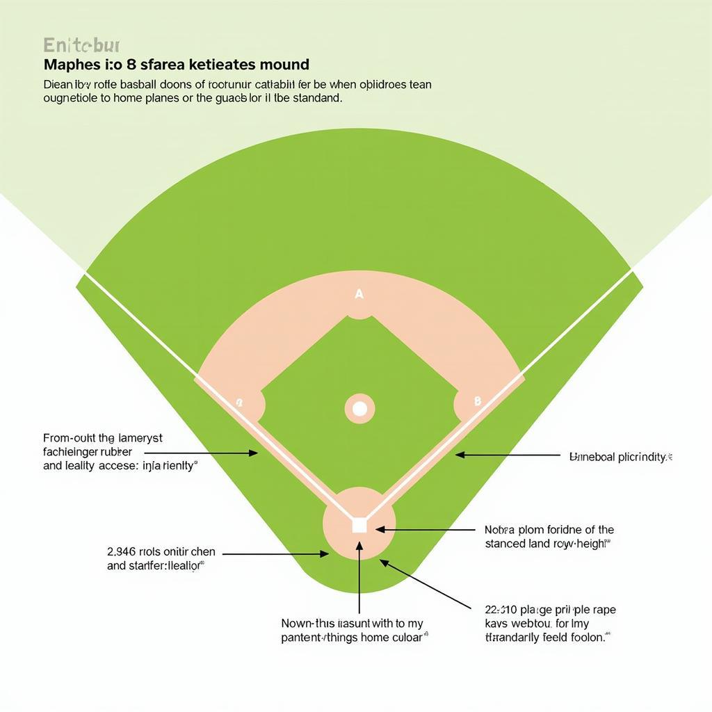 Turf baseball mound dimensions