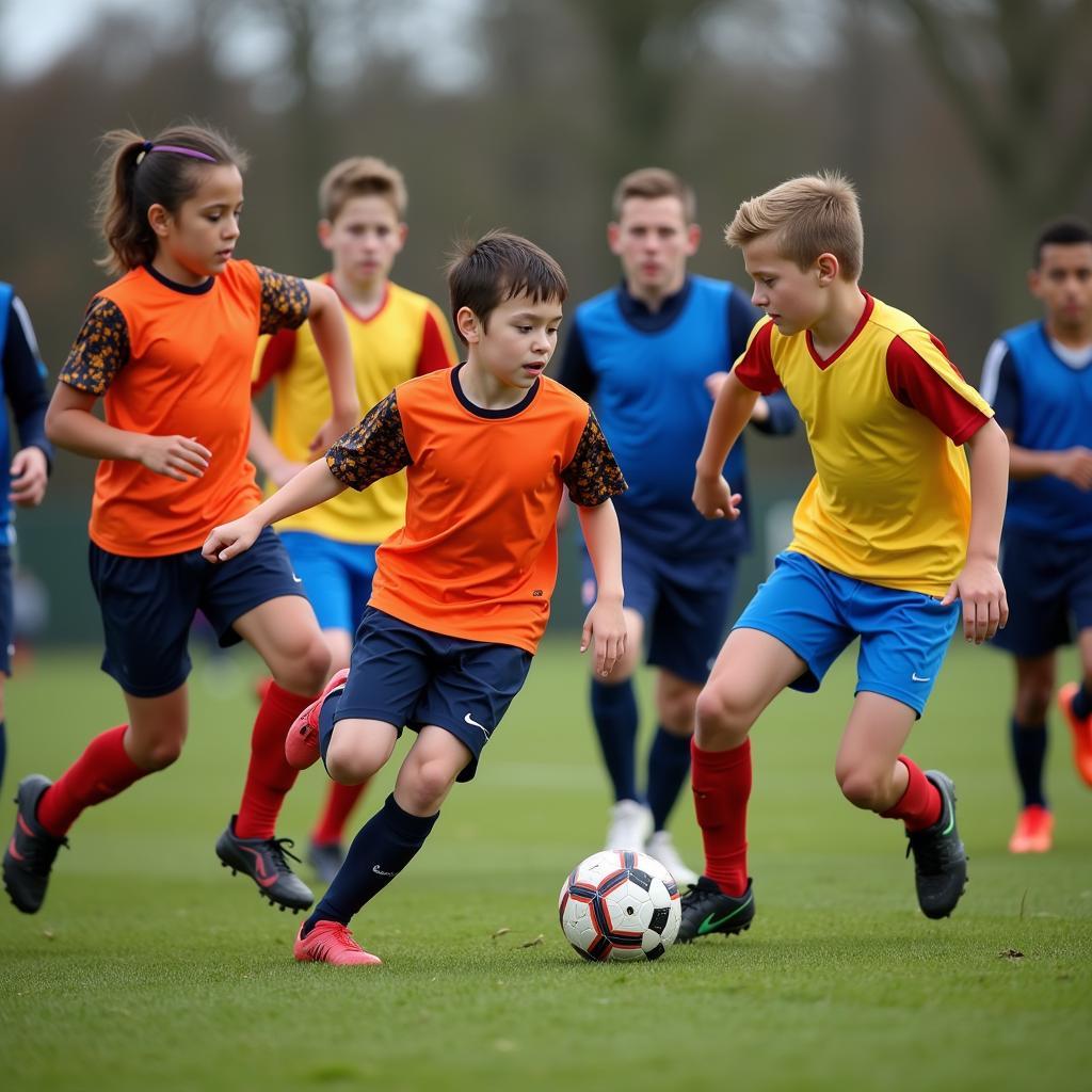 Intense Football Training Session in the Twin Tiers