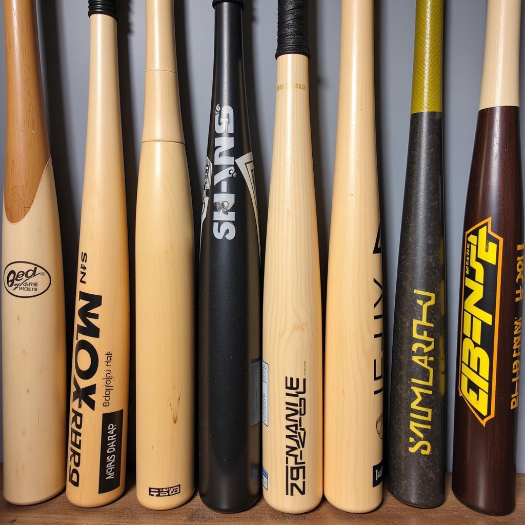 Variety of Baseball Bats