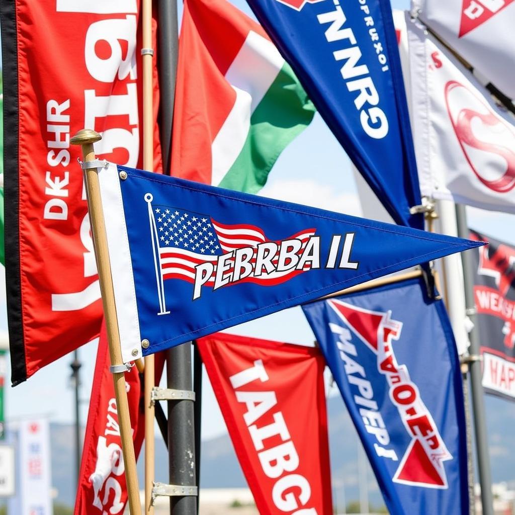 Different Types of Car Lot Pennant Flags