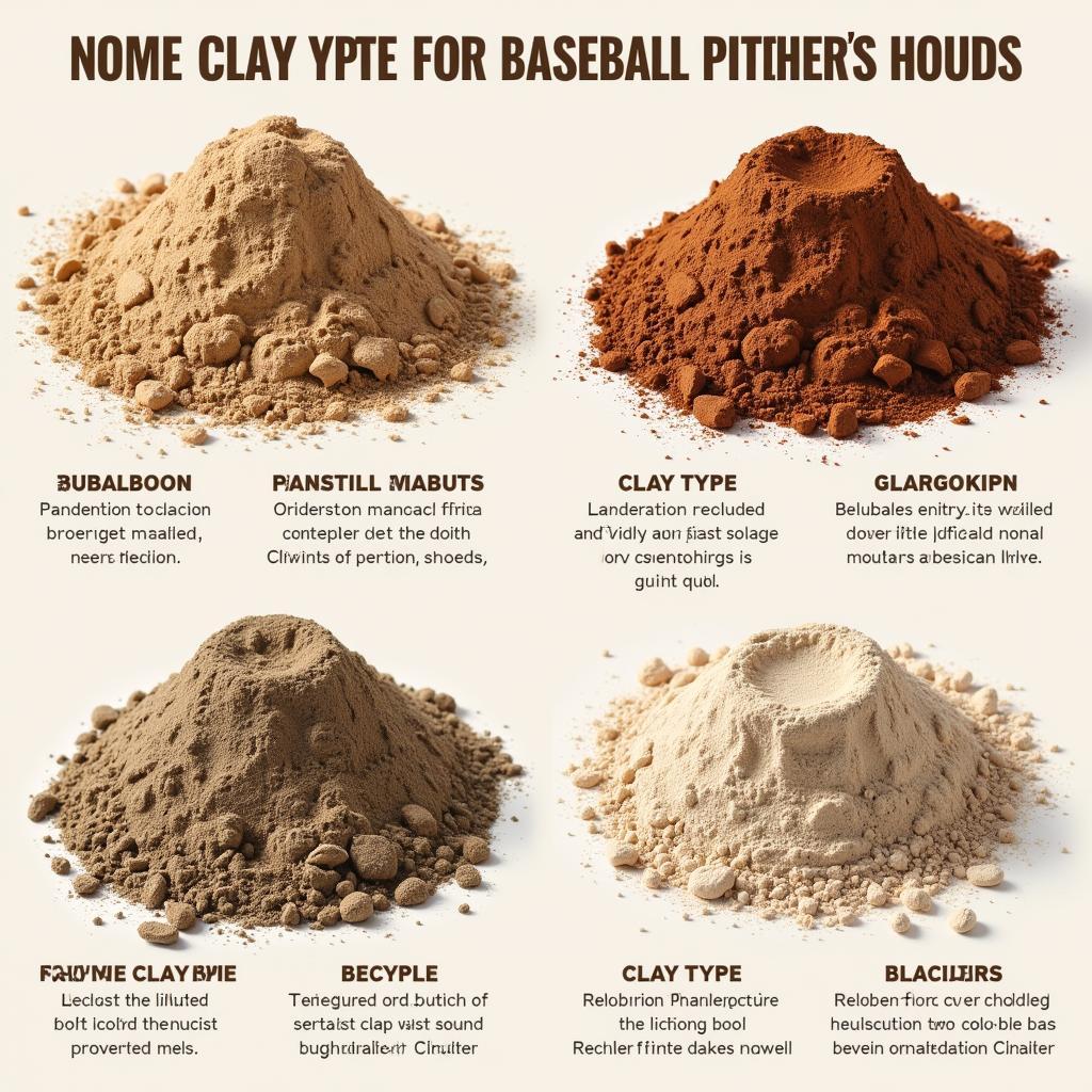 Types of Clay for Baseball Pitcher's Mound