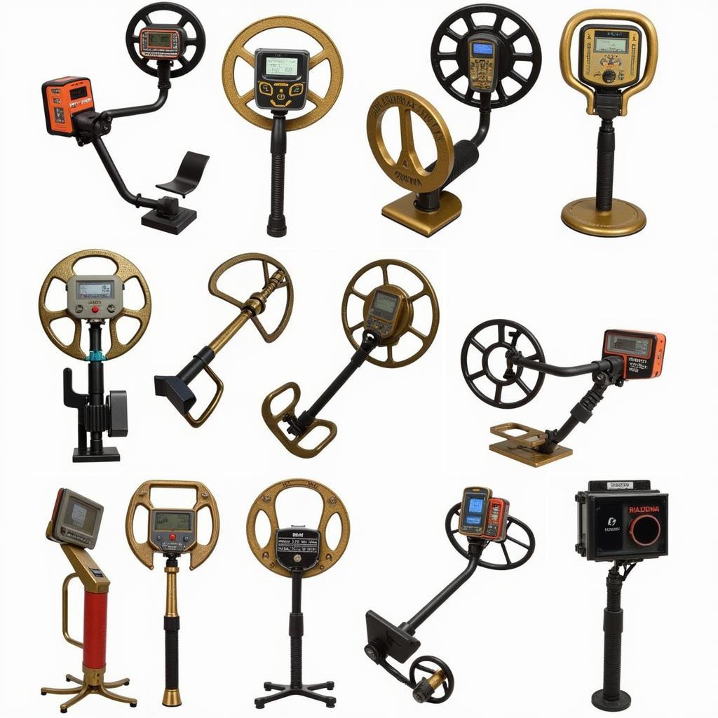 Different types of small size metal detectors for various applications