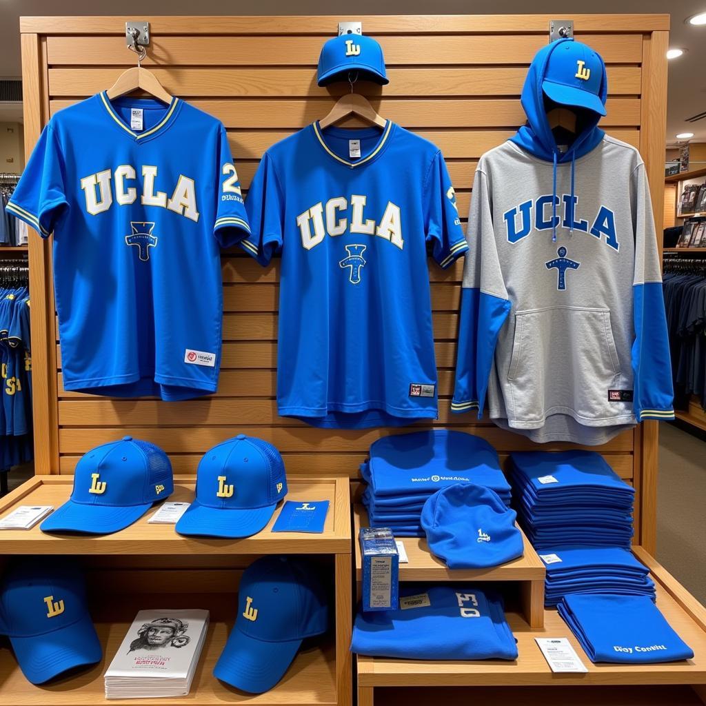 UCLA Softball Apparel on Display at the Official Store