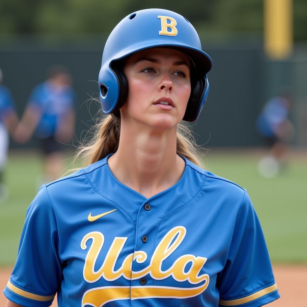 UCLA Softball Jersey in Action