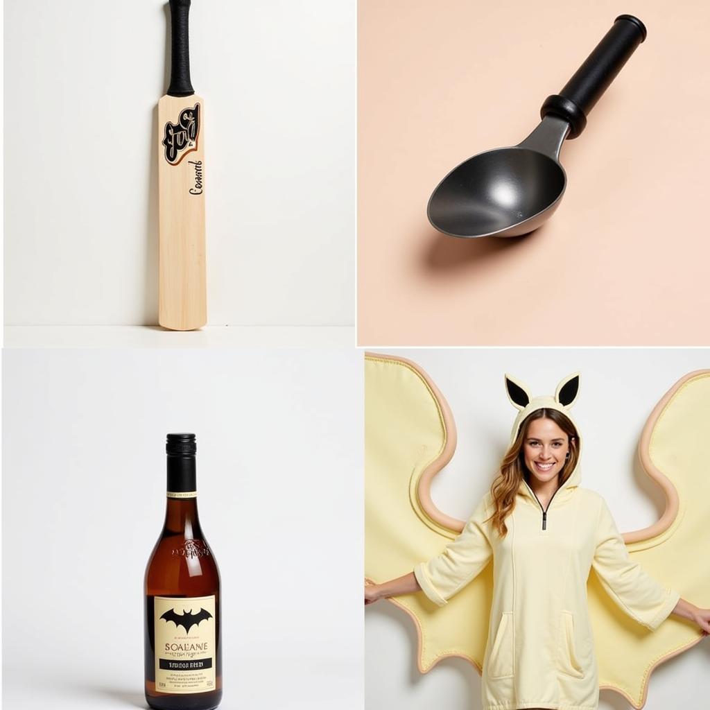 Unique Cream Bat Products and Gifts