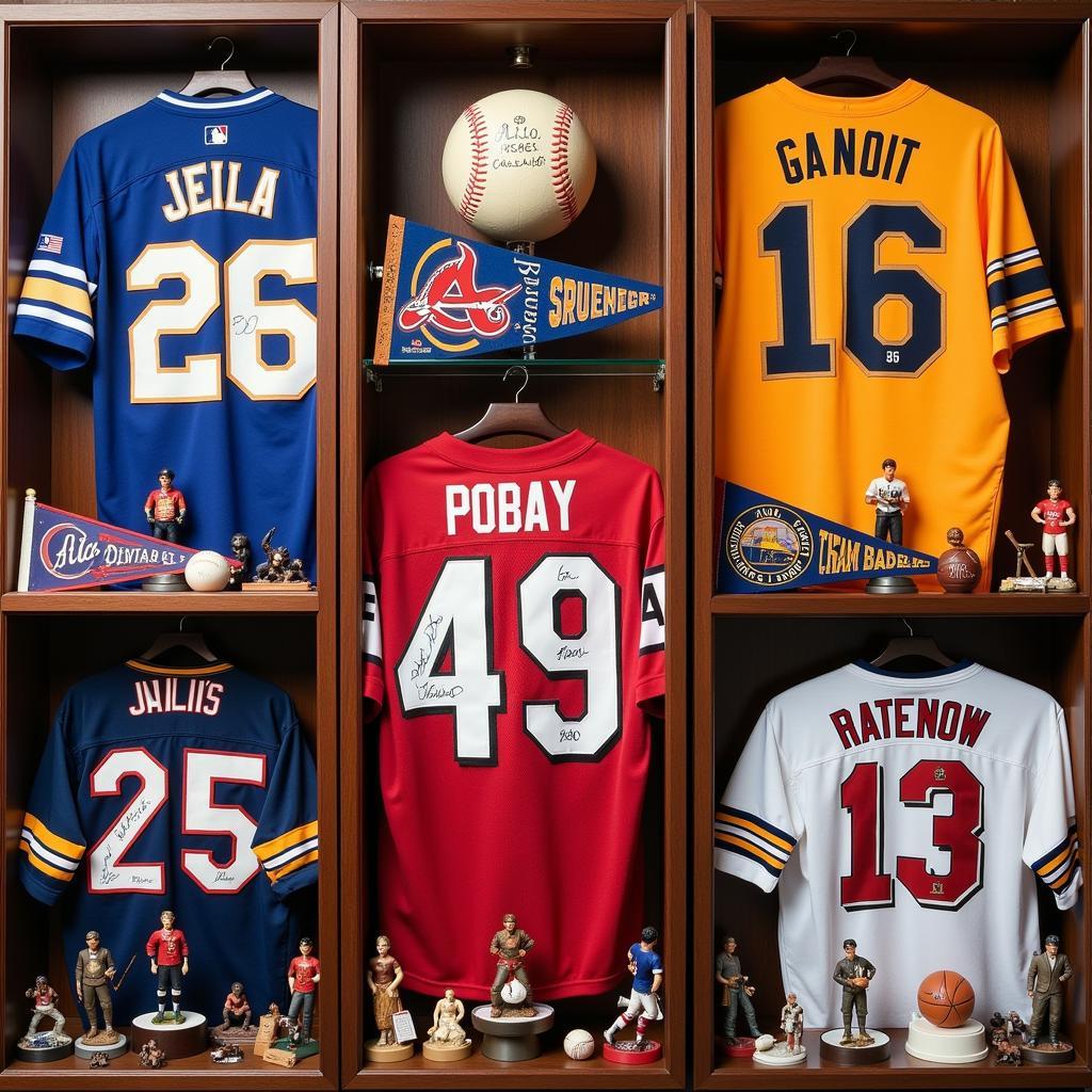 Collection of Unique Sports Memorabilia