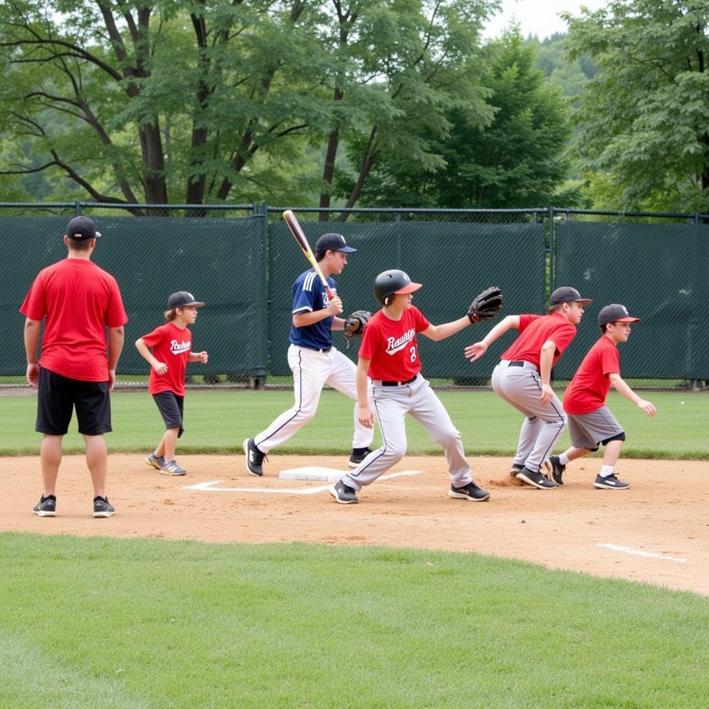 University of Richmond Baseball Camp Training Session