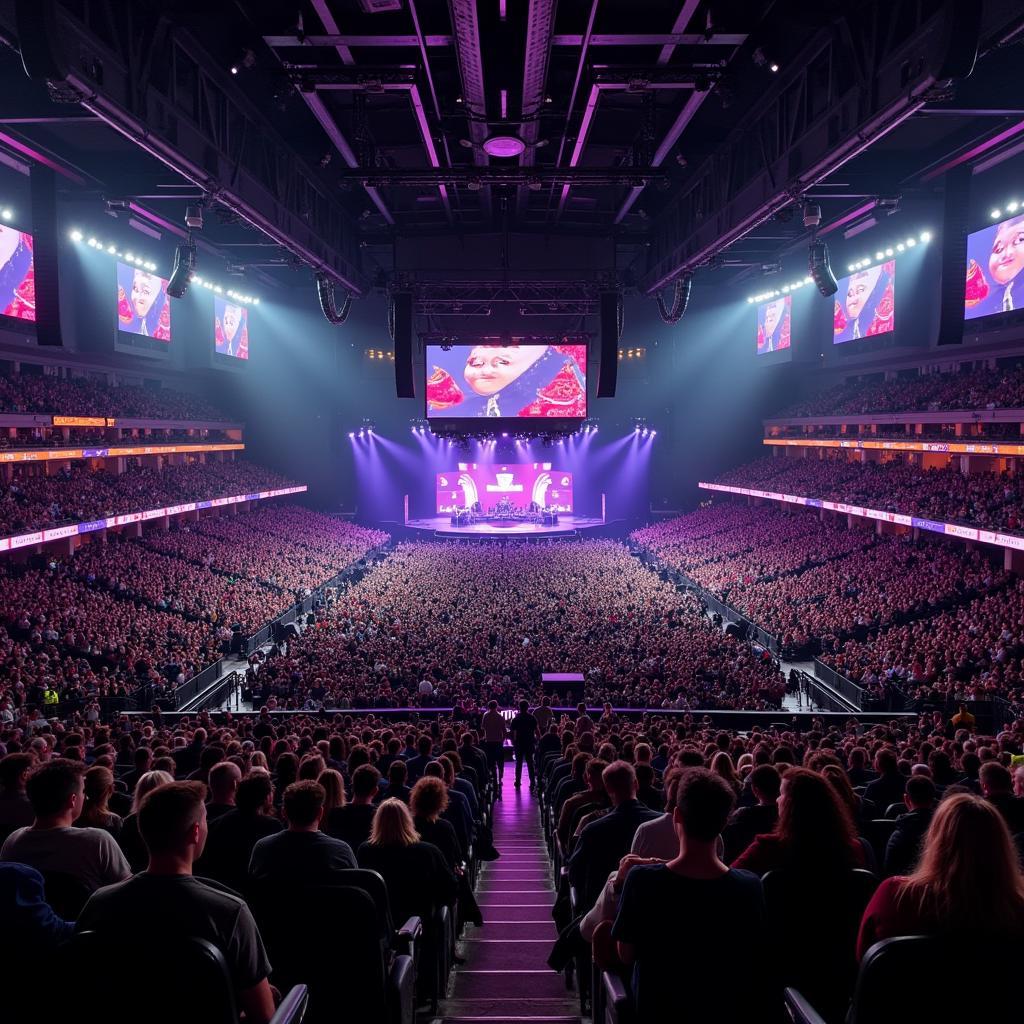 US Bank Stadium Upper Level View Morgan Wallen Concert