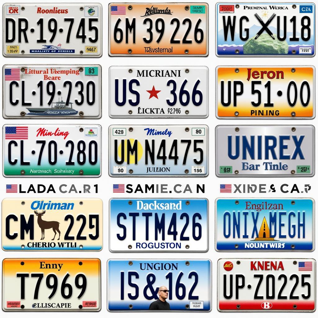 Specialty and Personalized USA License Plates