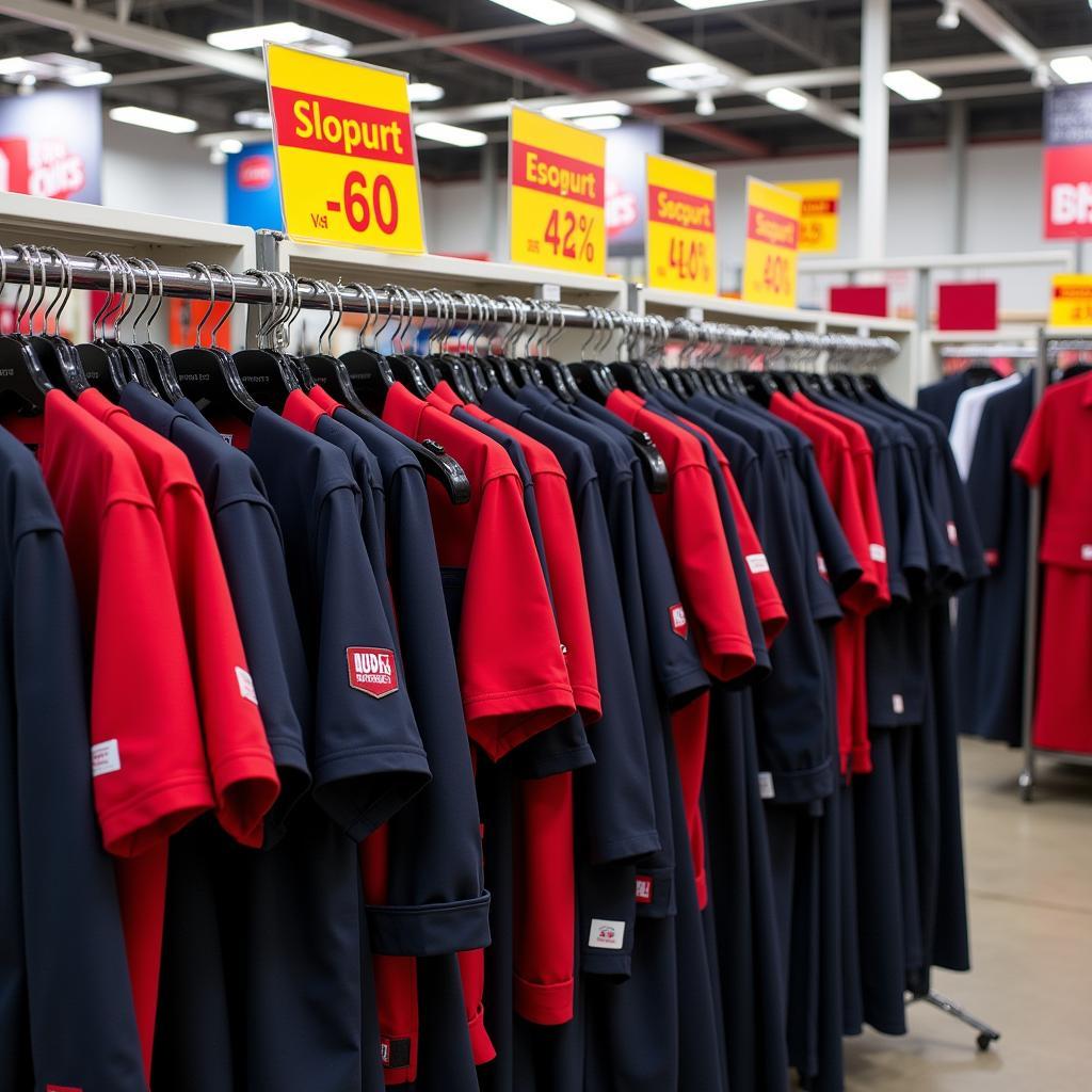 Usher uniforms on sale rack