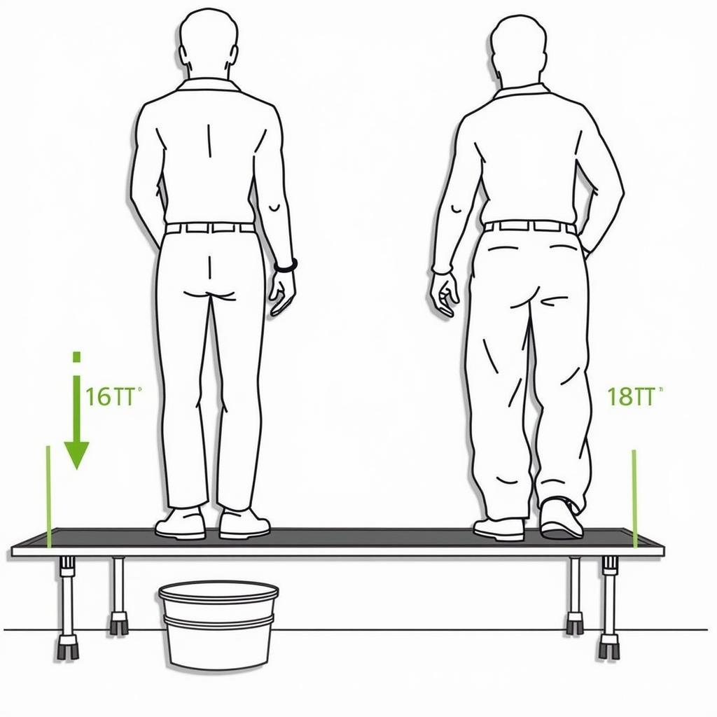 Using a 16 foot aluminum walk board safely