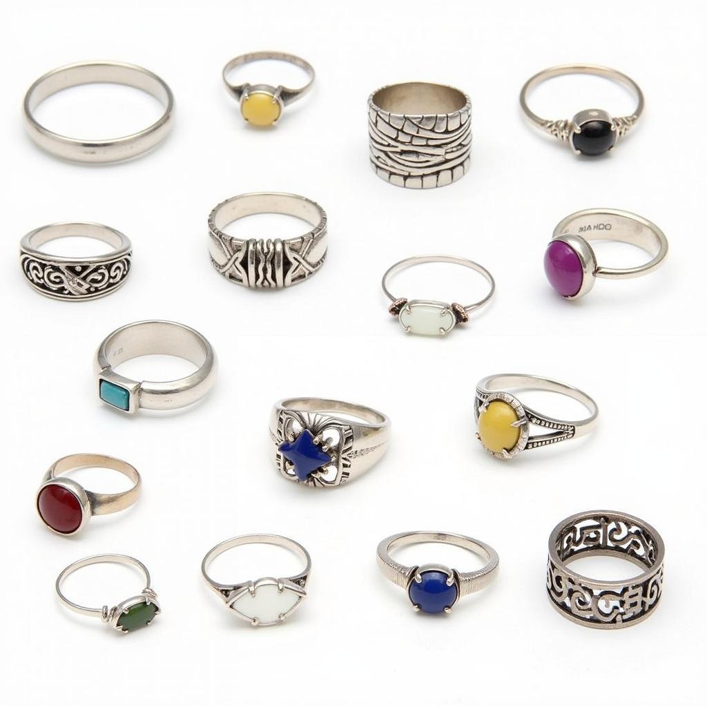 Different Styles of Sterling Silver Rings 