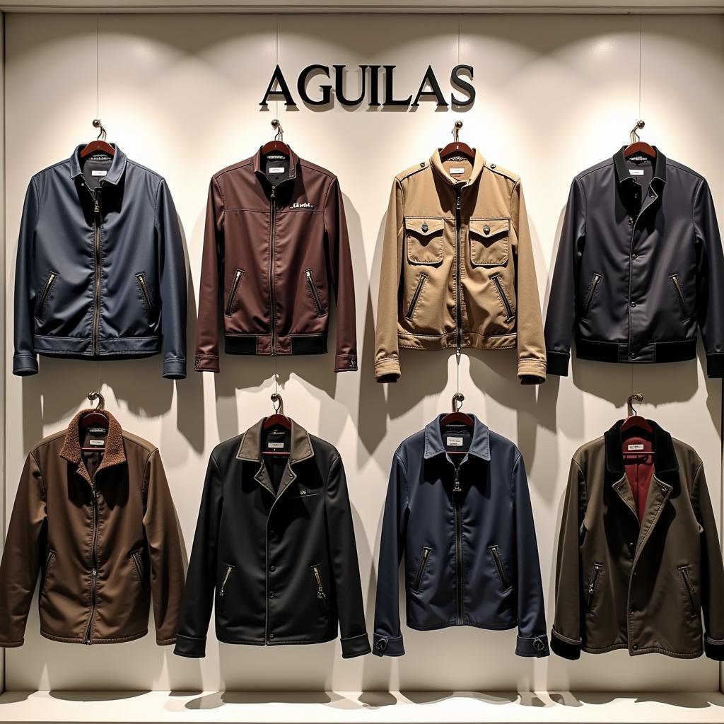 Different styles of Aguilas Cibaenas jackets available