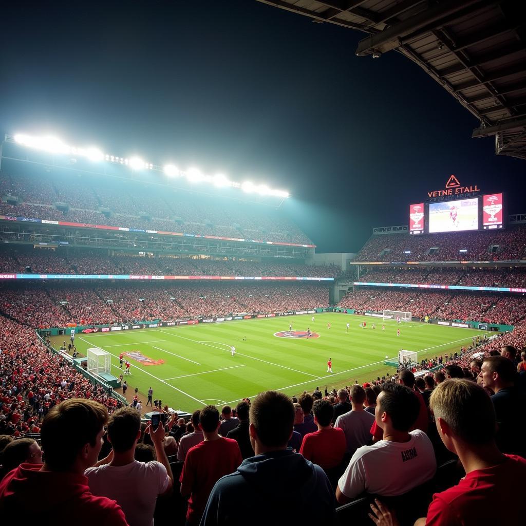 Veterans Stadium Crowd View