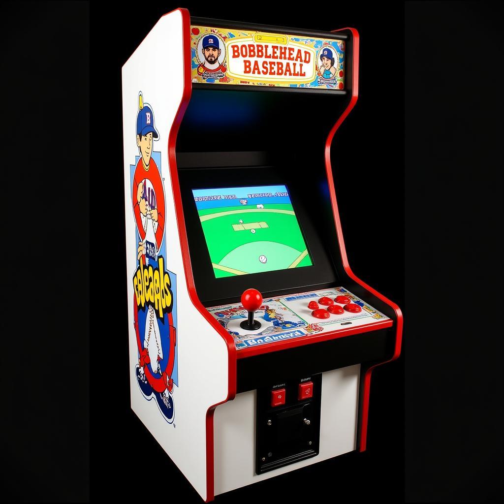 Vintage Bobblehead Baseball Arcade Game