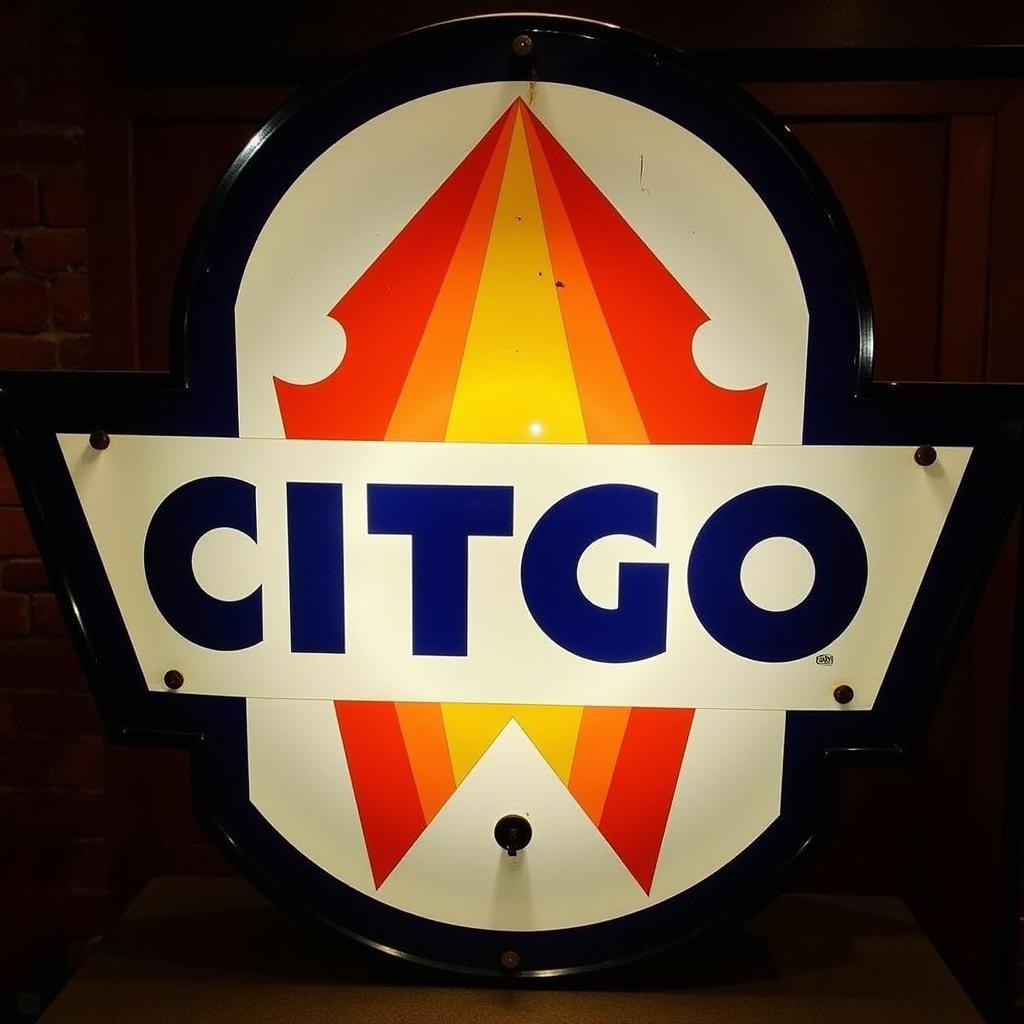 Vintage Citgo Gas Station Sign for Sale