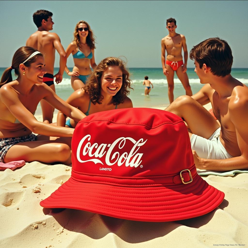 Vintage Coca-Cola Bucket Hat Advertisement